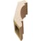 Ekena Millwork 5-inch W x 8-inch D x 12-inch H Aspen Rough Cedar Woodgrain TimberThane Knee Brace, Primed BRCUR05X08X12ASPRCPR - alternate 5